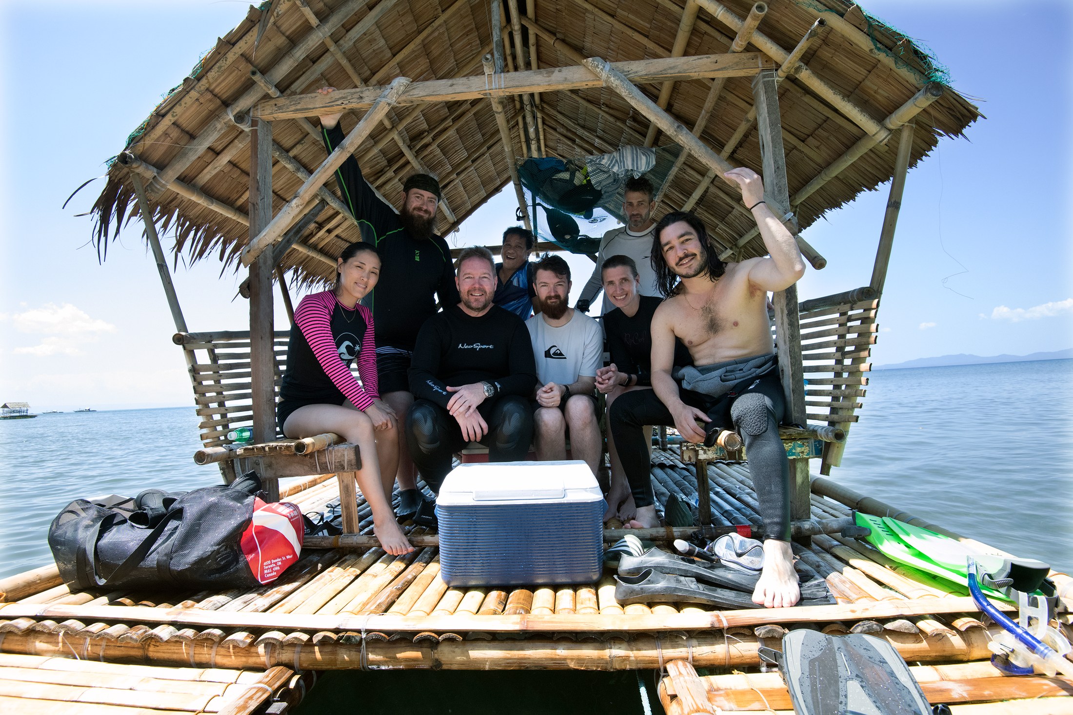 Idea Studio film crew on location in the Philippines