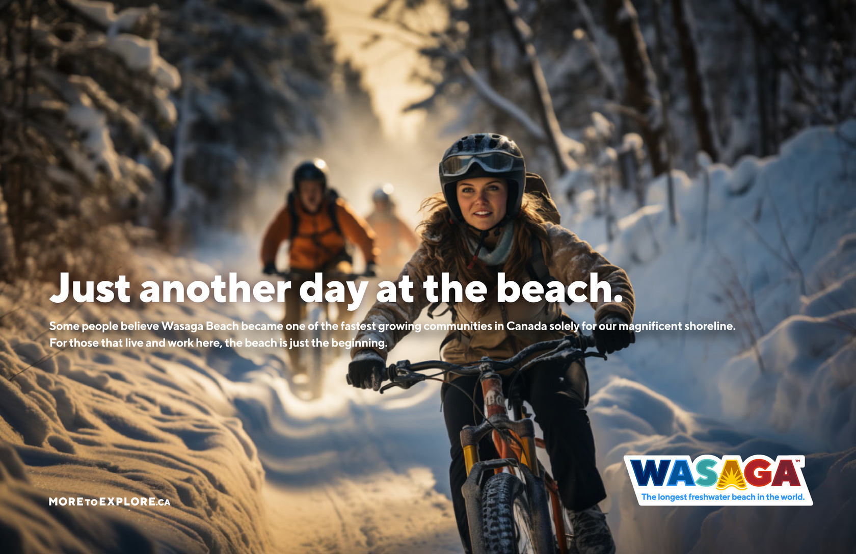 Wasaga Beach tourism advertisement, Just Another Day at the Beach
